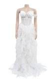 Stunning Strapless Evening Gown