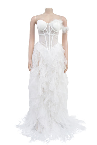 Stunning Strapless Evening Gown