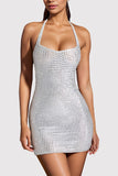 Halter-Neck Mini Dress