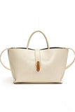 Elegant Tote Bag with Gold Accent