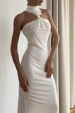 Halter Neck Evening Gown