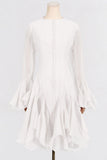 Flared Sleeve Casual Dress
