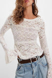 Lace Long-Sleeve T-Shirt