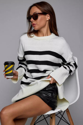 Striped Oversized Sweater
