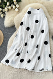 Polka Dot Maxi Skirt