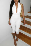 Draped Halter Jumpsuit