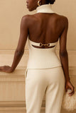 Sleeveless Turtleneck Tank Top