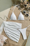 Stylish Bikini Set with Wrap Skirt