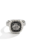 Geometric Stone Statement Ring