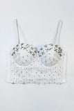 Embellished Bustier Tank Top