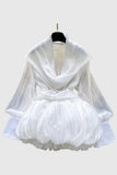 Draped Neck Casual Dress