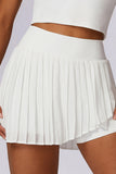 Chic Pleated A-Line Mini Skirt