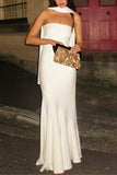 Elegant Strapless Evening Dress