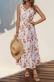 Floral Tiered Casual Dress