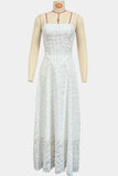 Evening Gown with Corset Detailing