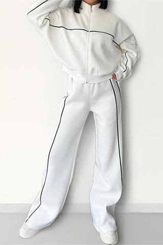 Stylish Two-Piece Track Suit Set