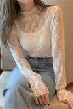Lace Long Sleeve Blouse