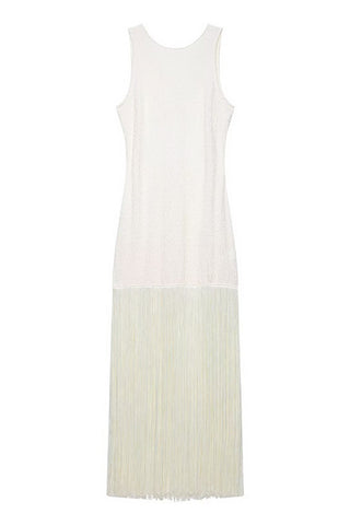 Sleeveless Fringe Casual Dress
