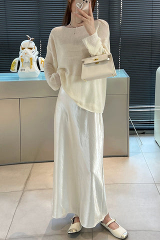 Elegant Midi Mermaid Skirt