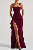 Elegant Maxi Dress with Side Slit