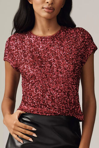 Sequin Embellished T-Shirt