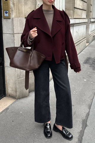 Double-Breasted Relaxed Fit Blazer