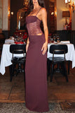 Elegant Maxi Dress with Lace Detail