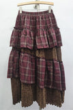 Layered Skirt with Ruffle Details
