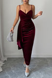 Elegant Wrap Evening Dress