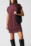 Knit Skirt and Sleeveless Sweater Set