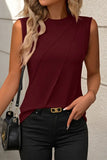Sleeveless Asymmetric T-Shirt
