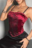 Ruched Bustier Tank