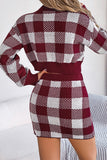 Chic Plaid Skirt Set