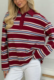 Classic Striped Polo Tee