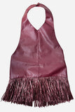 Fringe Hem Sleeveless Tank