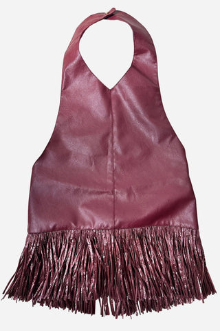 Fringe Hem Sleeveless Tank