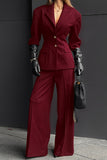 Chic Tailored Two-Piece Pants Set