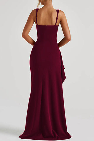 Elegant Maxi Dress with Side Slit