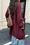 Open-Front Knit Cardigan