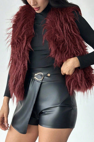 Chic Faux Fur Vest