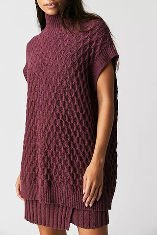 Knit Skirt and Sleeveless Sweater Set