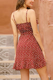 Floral Wrap Vacation Mini Dress