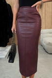Sleek High-Waist Maxi Skirt