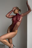 Elegant Cutout Lace Bodysuit