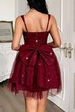 Sparkling Starry Casual Mini Dress