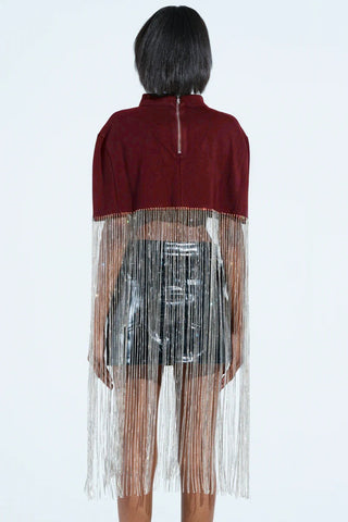 Fringe Hem Poncho