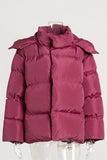 Versatile Puffer Jacket with High Collar