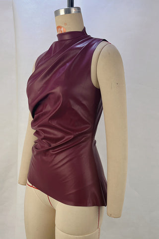 Sleek High-Neck Tank Top