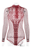 Elegant Cutout Lace Bodysuit