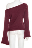 Off-Shoulder Knit Top